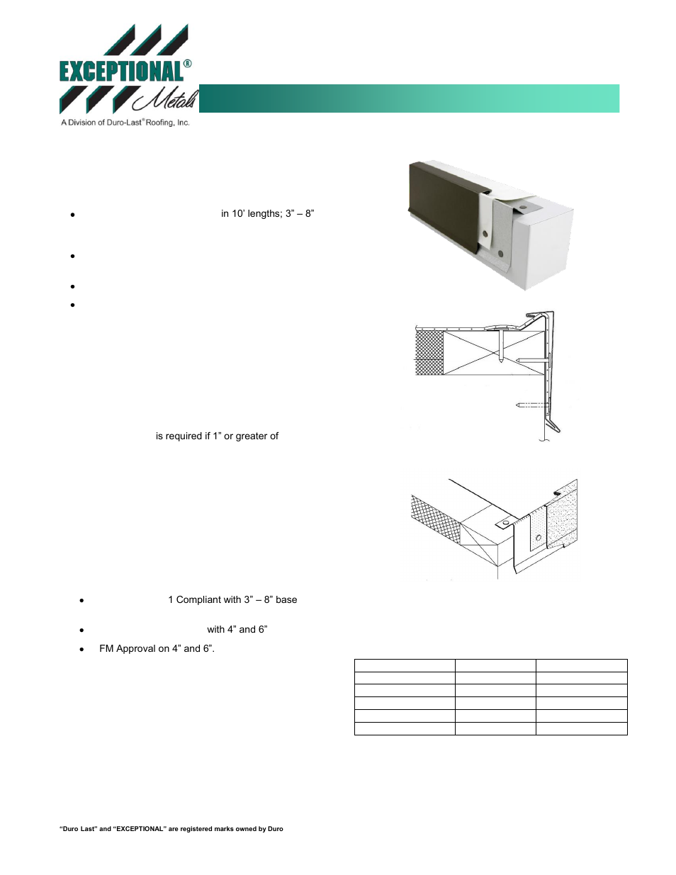 Duro-Last 2-Piece Snap-On Compression System User Manual | 1 page