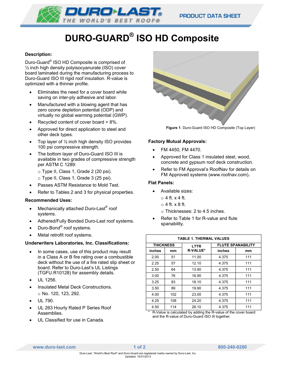 Duro-Last ISO HD Composite User Manual | 2 pages