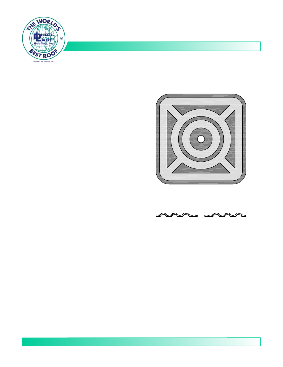 Duro-Last 3 inch Metal Plate User Manual | 1 page