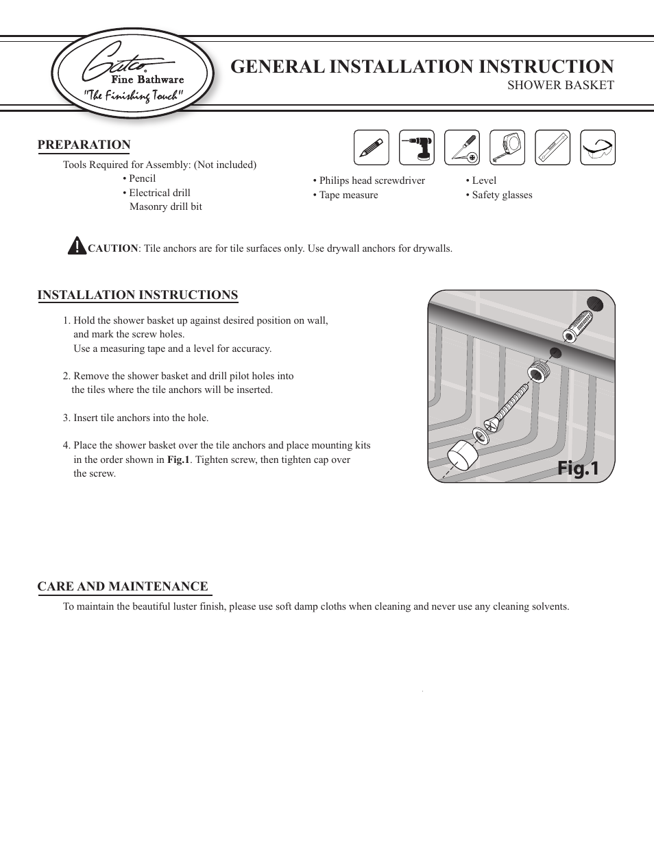 Gatco 1491-Soap Basket in Satin Nickel User Manual | 1 page