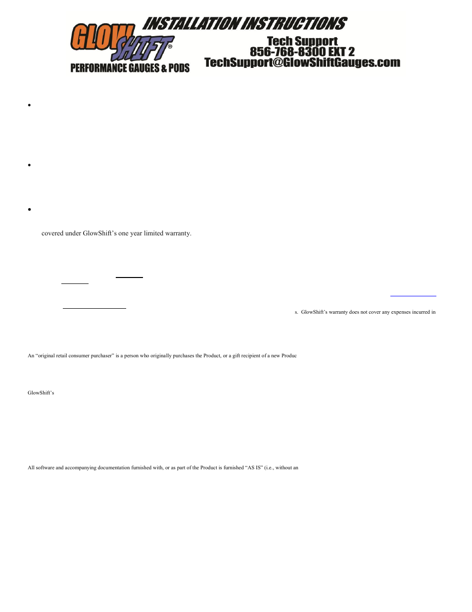 GlowShift 3in1 Diesel Combination Gauge, Temperature User Manual | Page 3 / 3