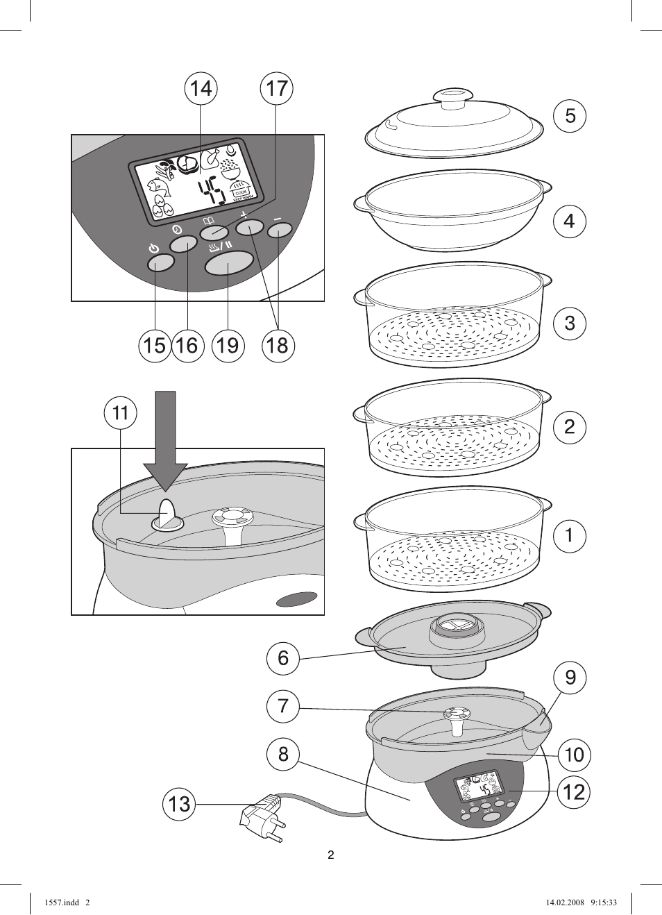 Vitek VT-1557 User Manual | Page 2 / 80