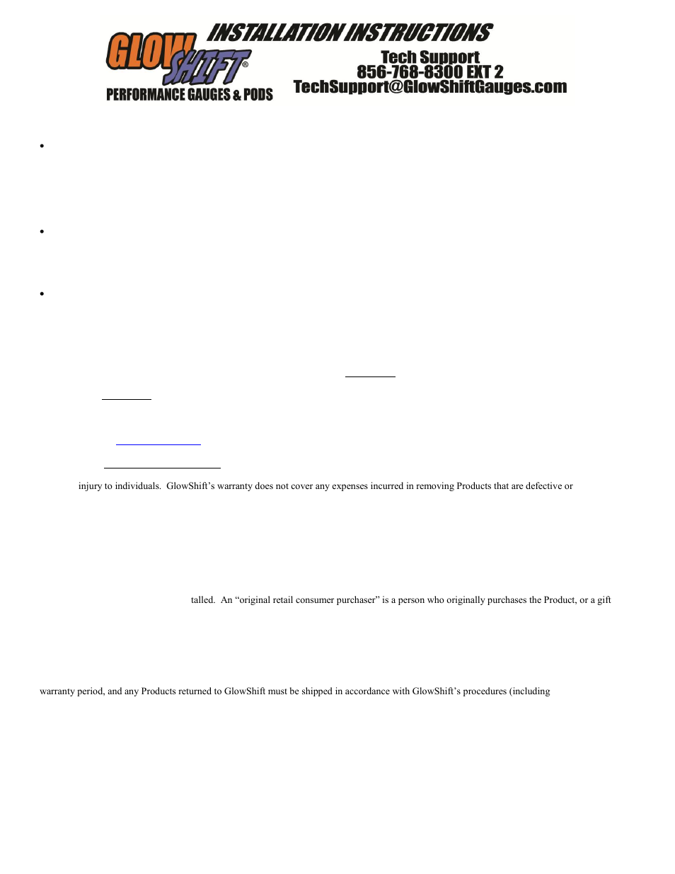 GlowShift 7 Color Series Celsius Water Temperature Gauge User Manual | Page 2 / 3