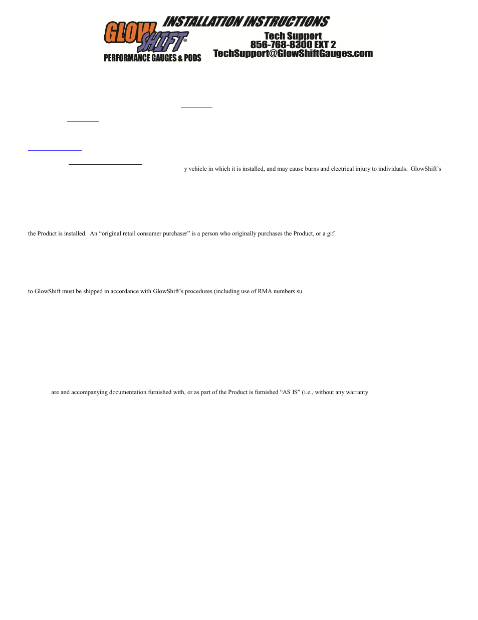 GlowShift Elite 10 Color Fuel Level Gauge User Manual | Page 3 / 3