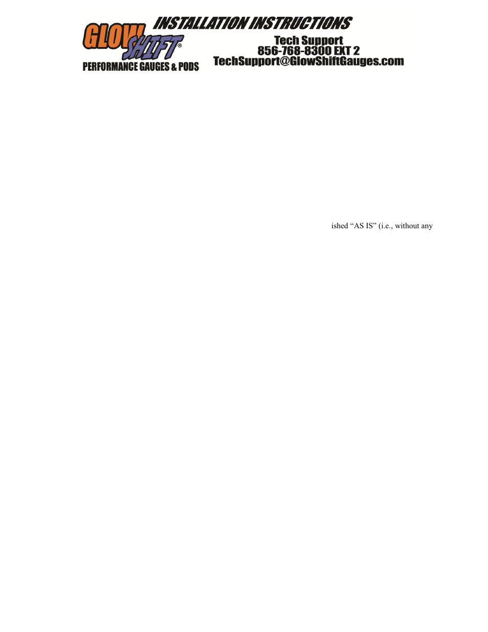 GlowShift Digital Series Celsius Oil Temperature Gauge User Manual | Page 3 / 3
