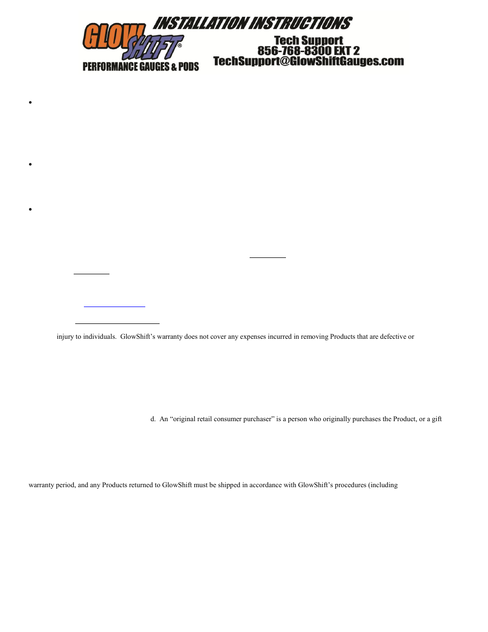 GlowShift 7 Color Series Celsius Oil Temperature Gauge User Manual | Page 2 / 3