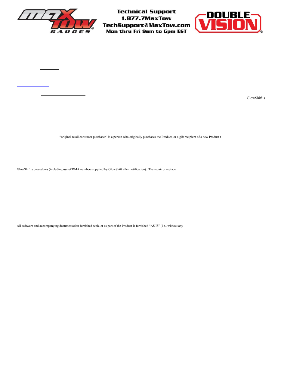 GlowShift MaxTow Series Oil Temperature Gauge User Manual | Page 3 / 3