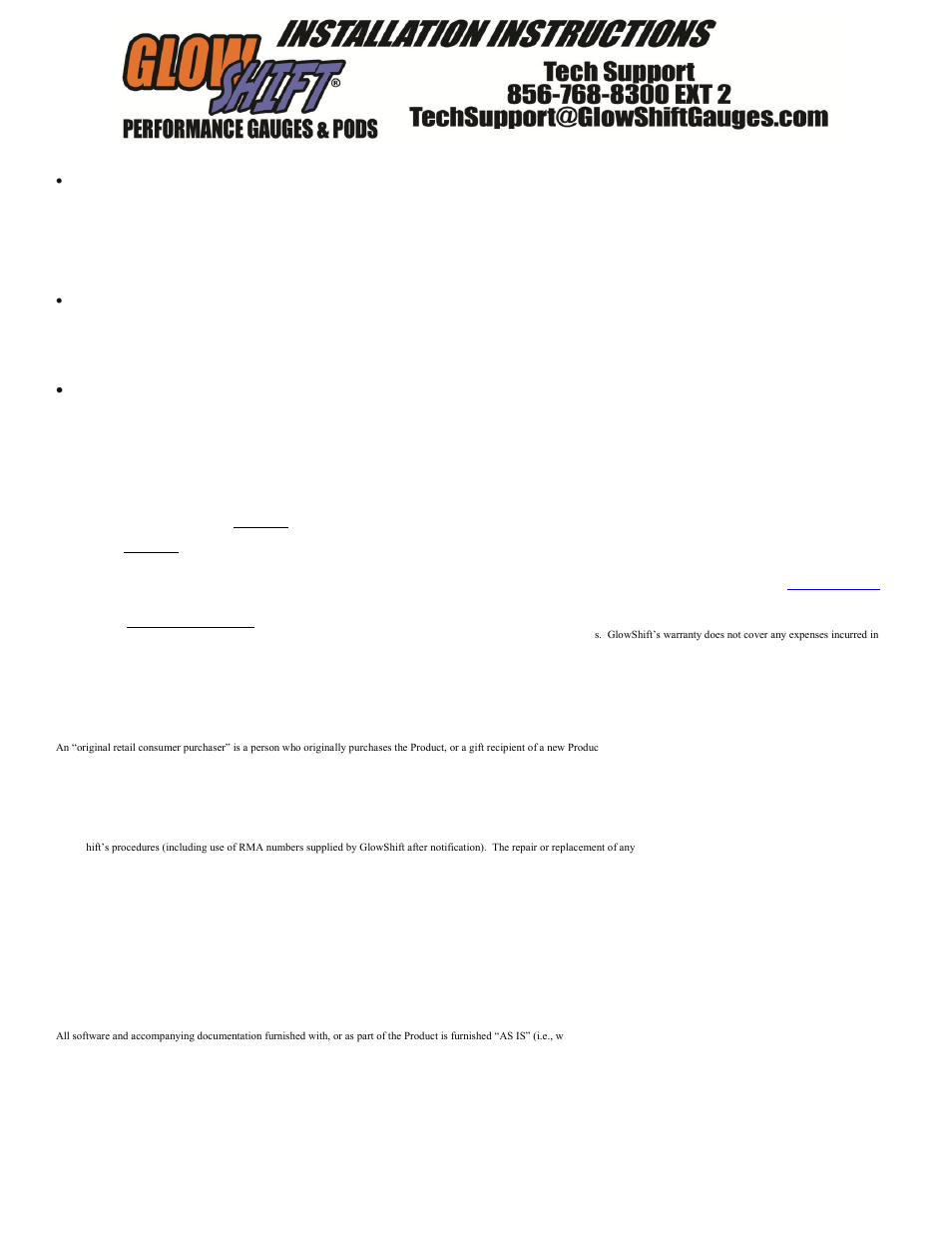 GlowShift Tinted Series Oil Pressure Gauge User Manual | Page 2 / 3