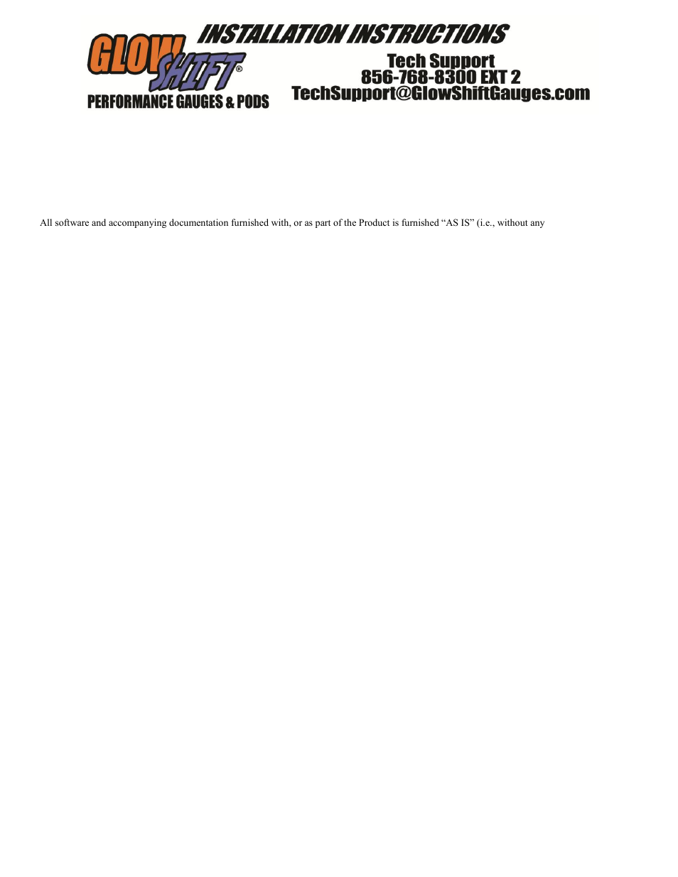 GlowShift 7 Color Series Clock Gauge User Manual | Page 3 / 3