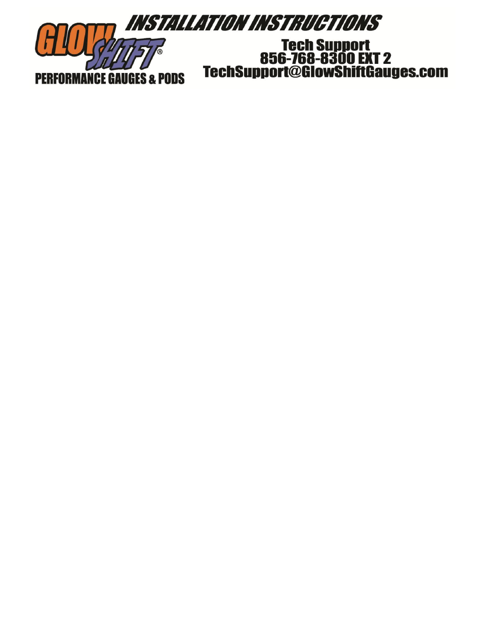 GlowShift Tinted Series Air_Fuel Ratio Gauge User Manual | Page 3 / 3