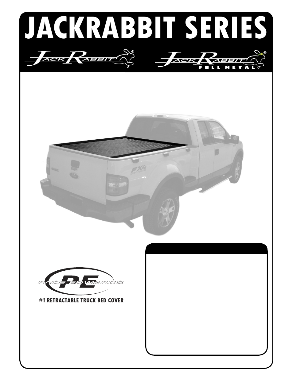 Pace-Edwards JR Series Ford Flareside User Manual | 8 pages