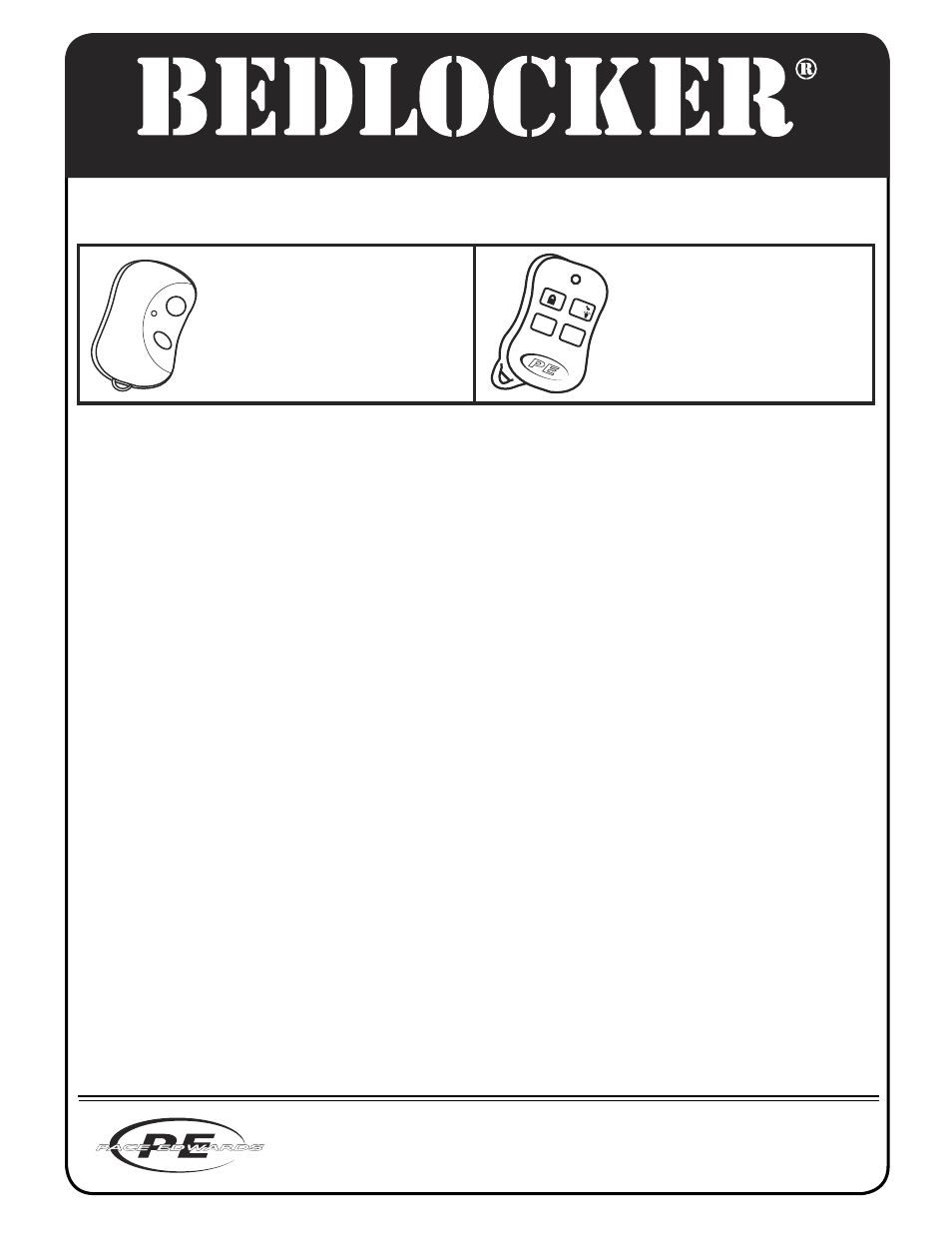 Pace-Edwards BL Remote Programming (Older Units) User Manual | 1 page