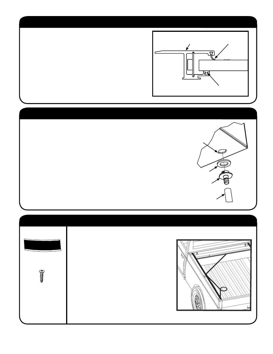 Step 7: installing drain tubes, Step 6: lubricating & placing the sweep seals, Step 8: attaching top cover & velcro to pull strap | Pace-Edwards SWITCHBLADE Dodge User Manual | Page 5 / 8