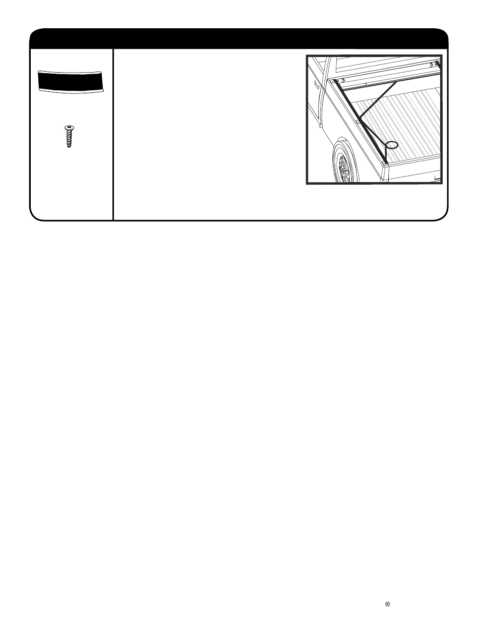 Step 8: attaching top cover & velcro to pull strap | Pace-Edwards JR Series Honda Ridgeline User Manual | Page 6 / 8
