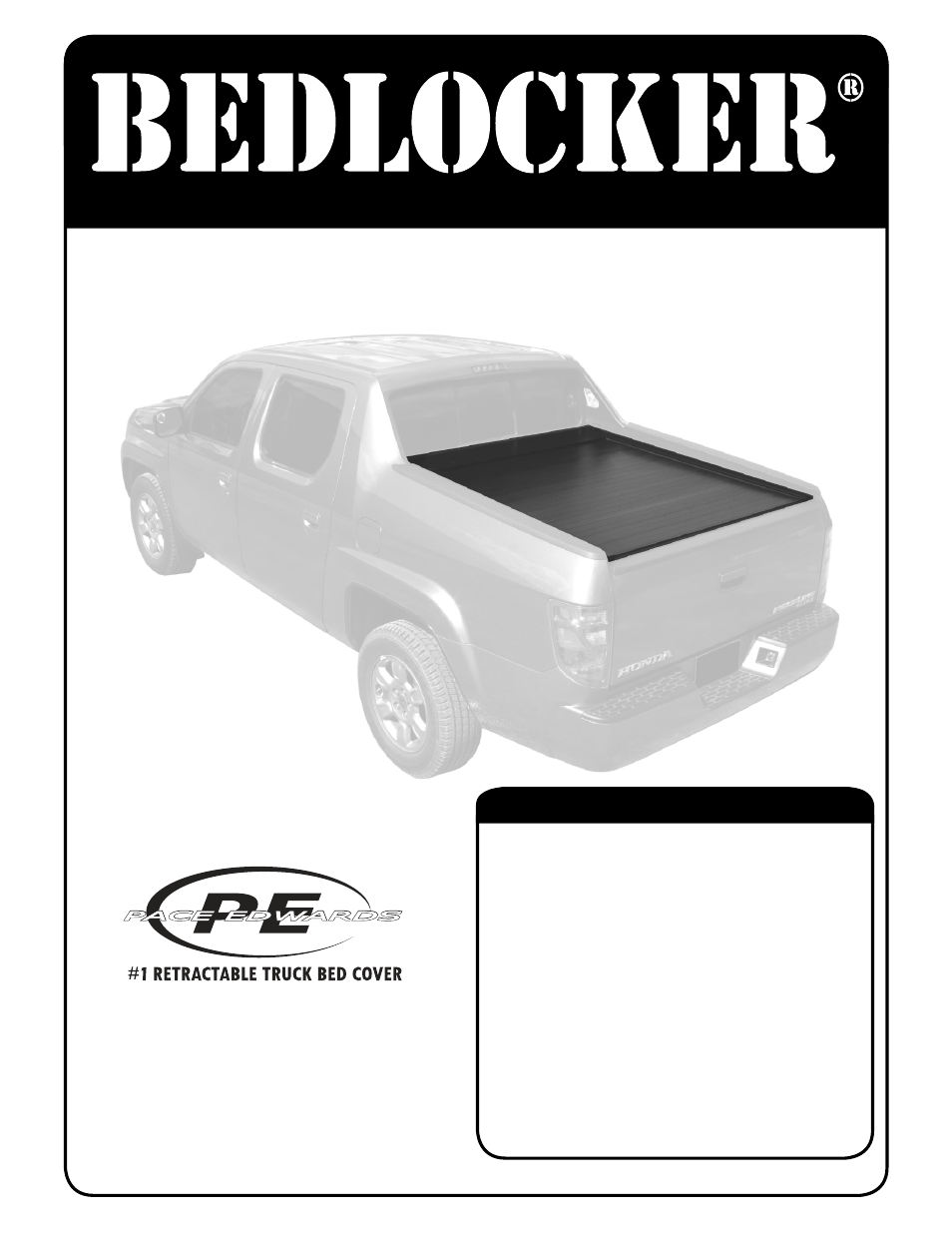 Pace-Edwards BL Honda Ridgeline User Manual | 8 pages