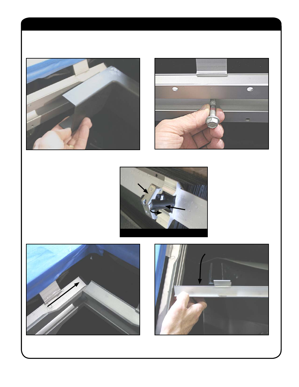 Step 2: remove front cms rail | Pace-Edwards JR Series Chevy w_Cargo Management System option User Manual | Page 3 / 8