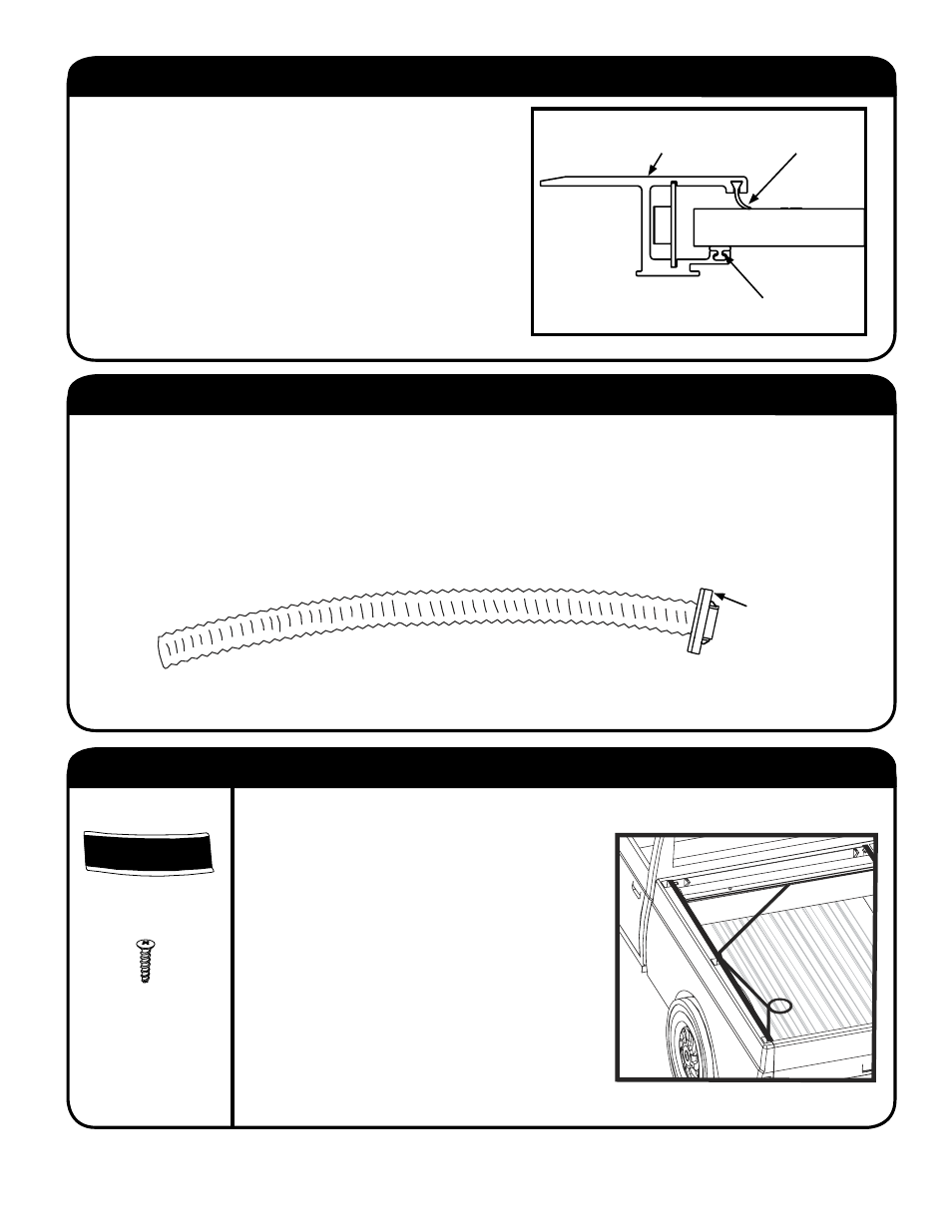 Step 7: installing drain tubes, Step 6: lubricating & placing the sweep seals, Step 8: attaching top cover & velcro to pull strap | Pace-Edwards JackRabbit Series Standard User Manual | Page 5 / 8