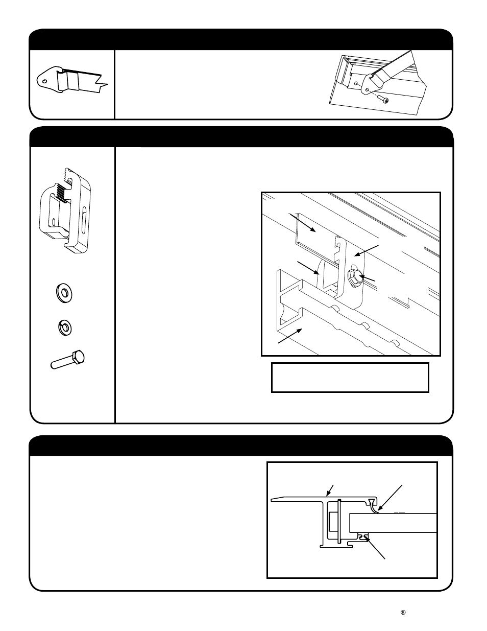 Step 5: install tailgate end of pull strap, Step 7: lubricating & placing the sweep seals, Step 6: installing clamps | Do not tighten over 120-inch pounds | Pace-Edwards JR Series Nissan Frontier SB User Manual | Page 4 / 8