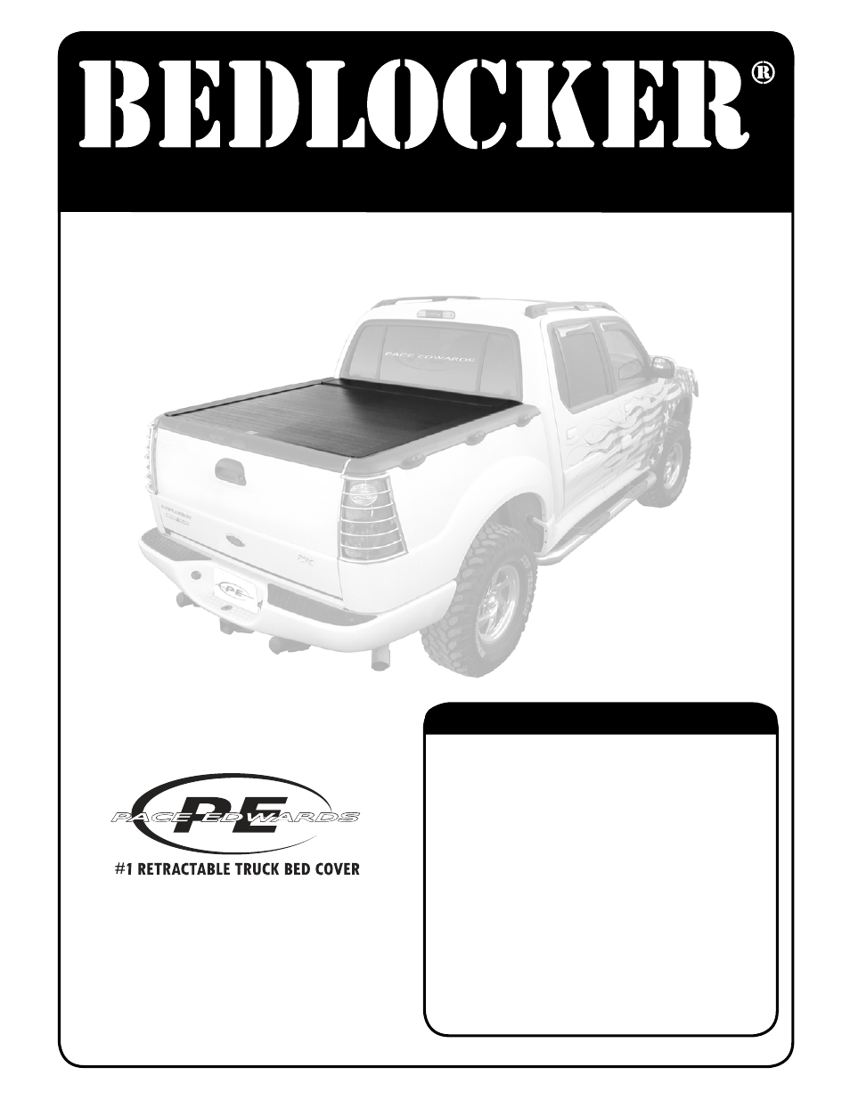 Pace-Edwards BL Ford Explorer Sport Trac User Manual | 8 pages