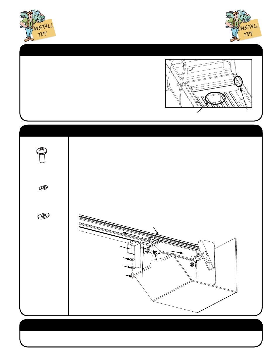 Step 3: installing rails | Pace-Edwards JR Series Toyota Tacoma User Manual | Page 3 / 8