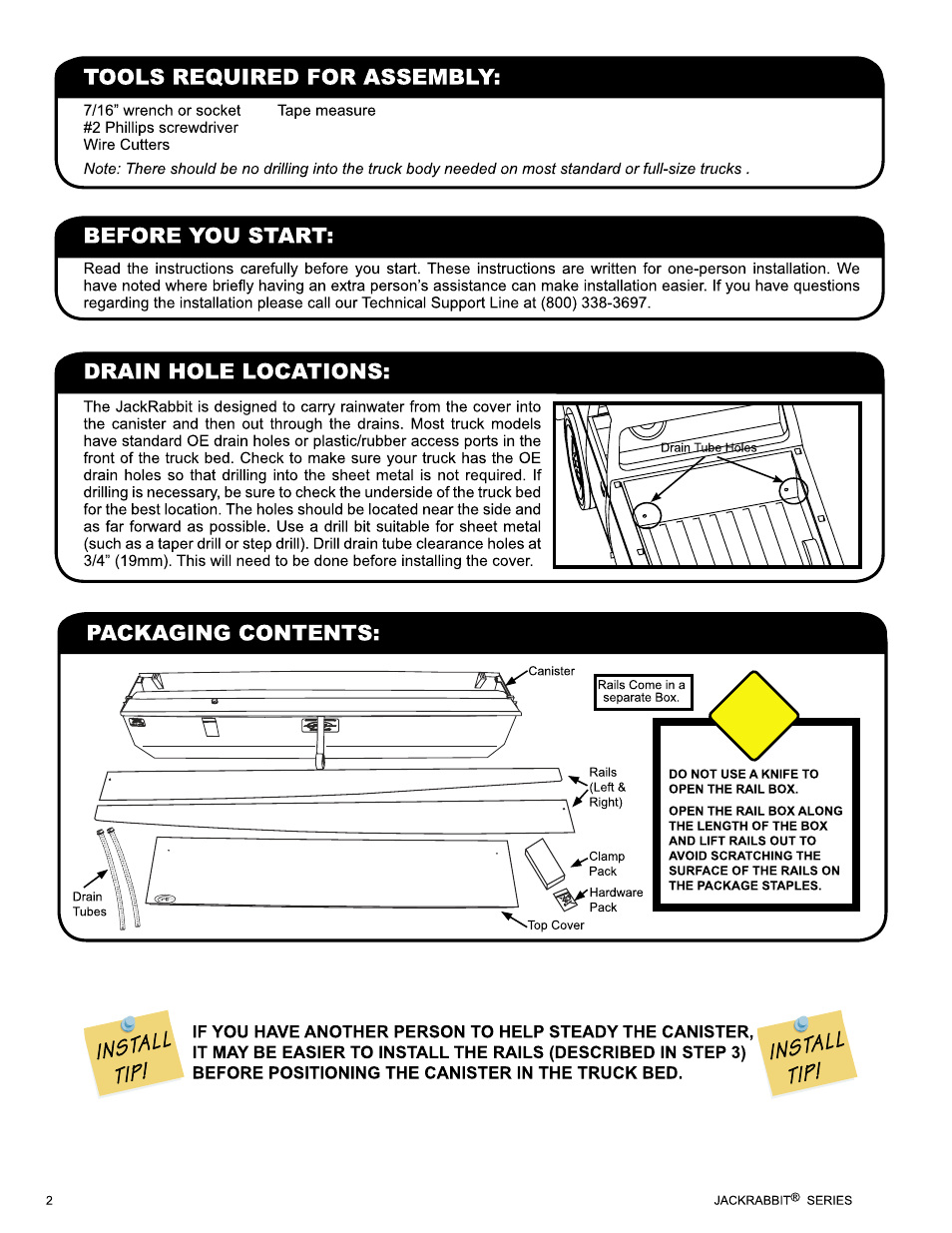 Caution | Pace-Edwards JR Series Volkswagon Amarok User Manual | Page 2 / 8