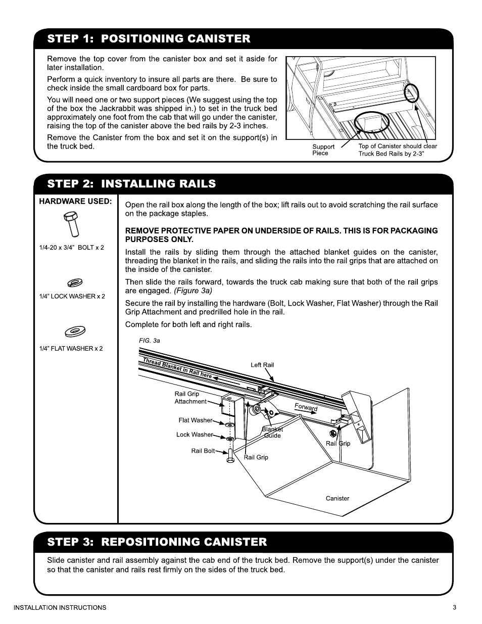 Pace-Edwards JR Series Volkswagon Amarok User Manual | Page 3 / 8