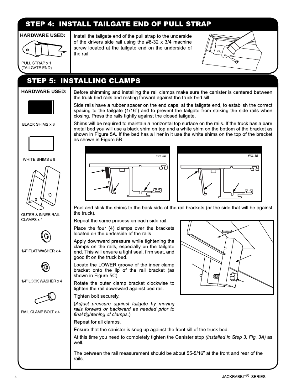 Truck with bare metal bed truck with bed liner | Pace-Edwards JR Series Volkswagon Amarok User Manual | Page 4 / 8