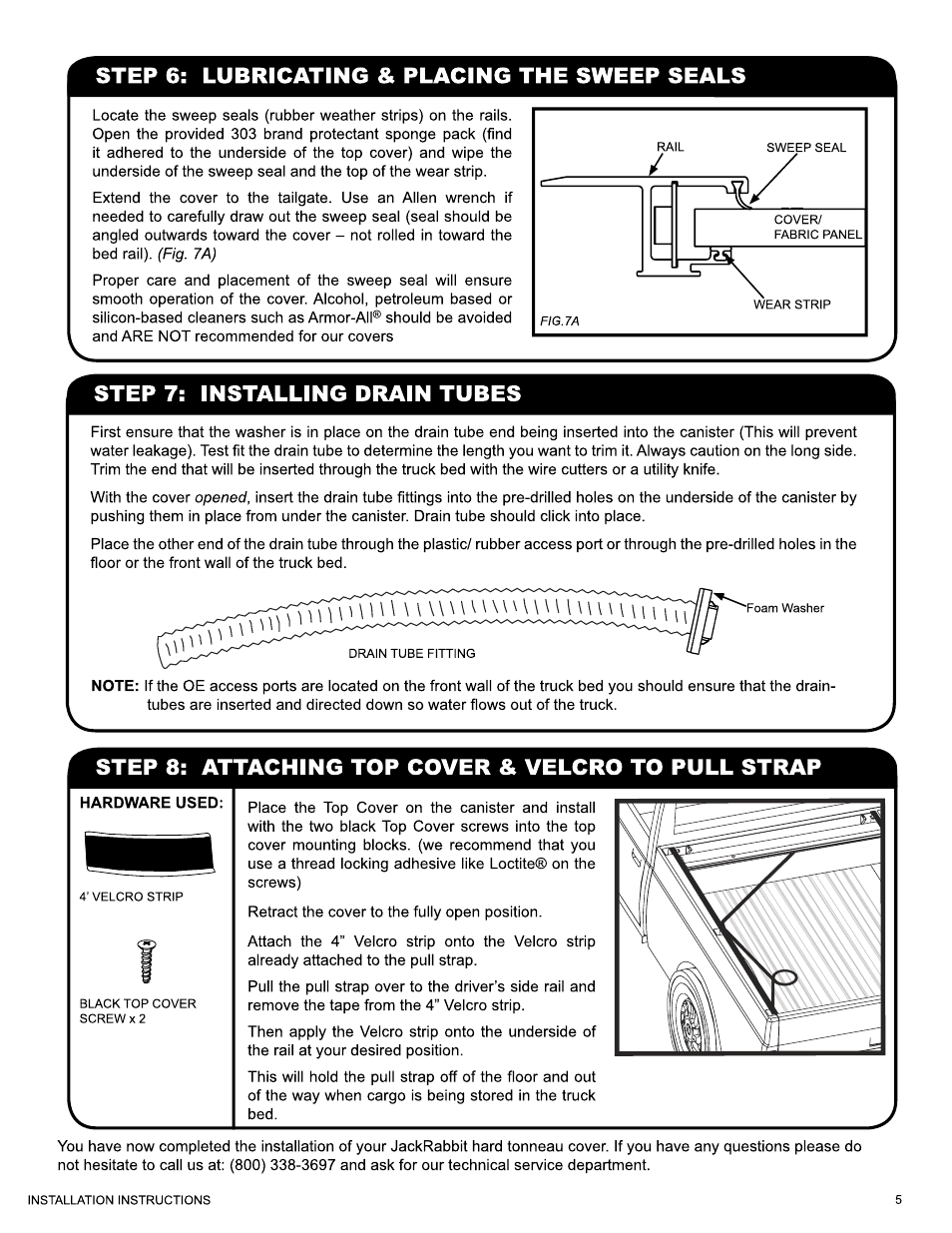 Pace-Edwards JR Series Volkswagon Amarok User Manual | Page 5 / 8