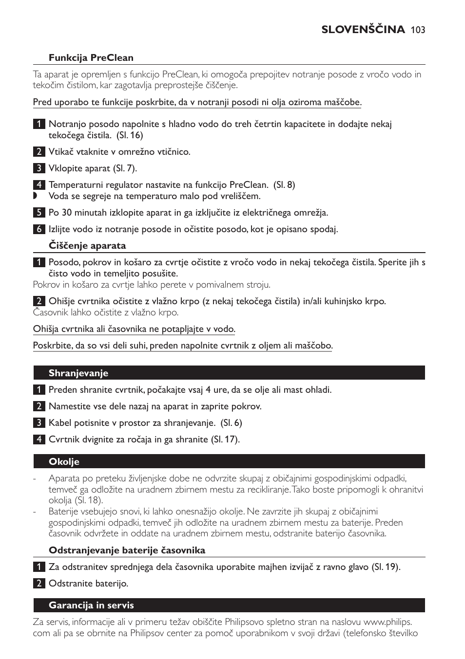 Philips HD6103 User Manual | Page 103 / 124