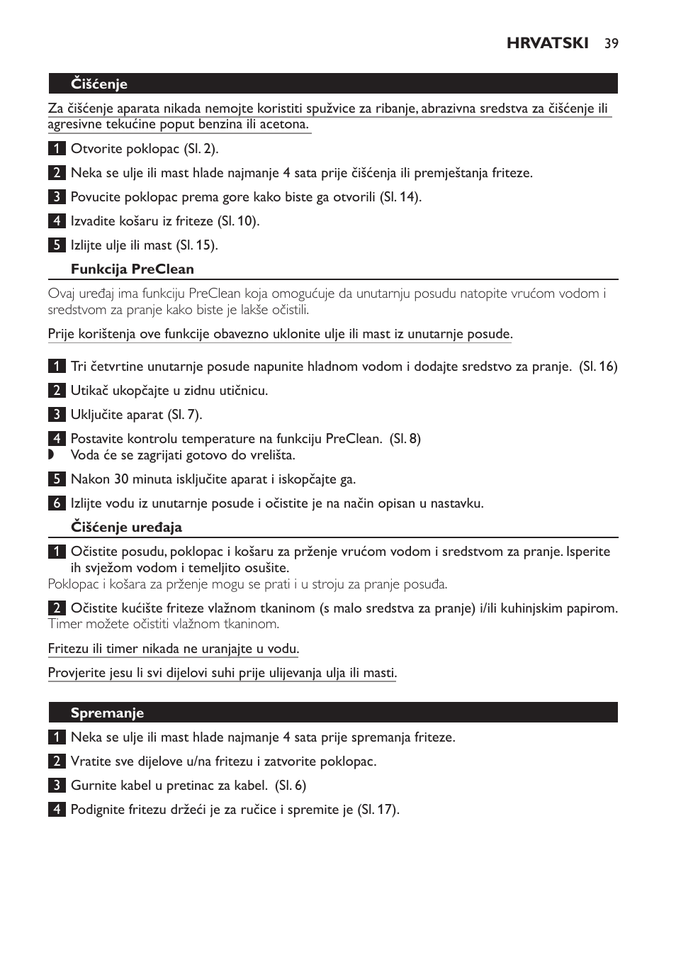 Philips HD6103 User Manual | Page 39 / 124