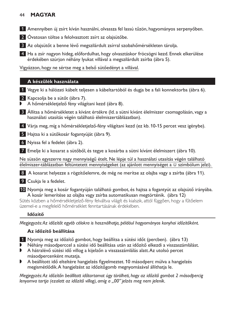 Philips HD6103 User Manual | Page 44 / 124