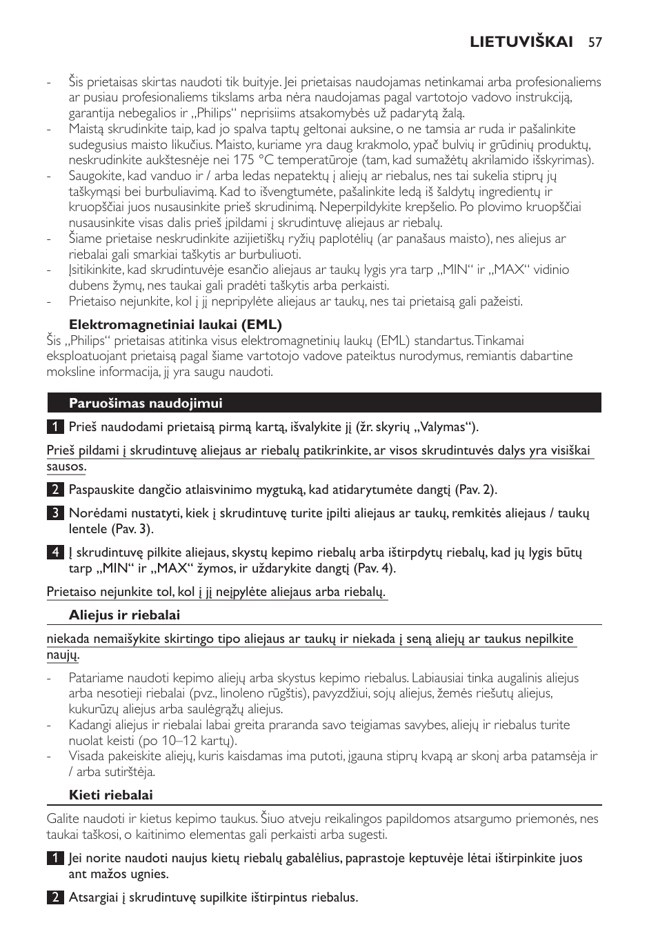 Philips HD6103 User Manual | Page 57 / 124