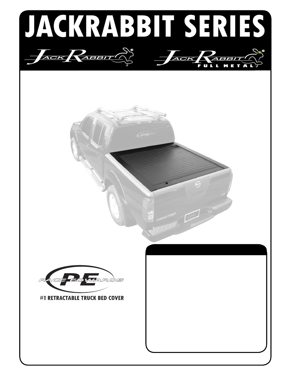 Pace-Edwards JR Series Toyota Hilux User Manual | 8 pages