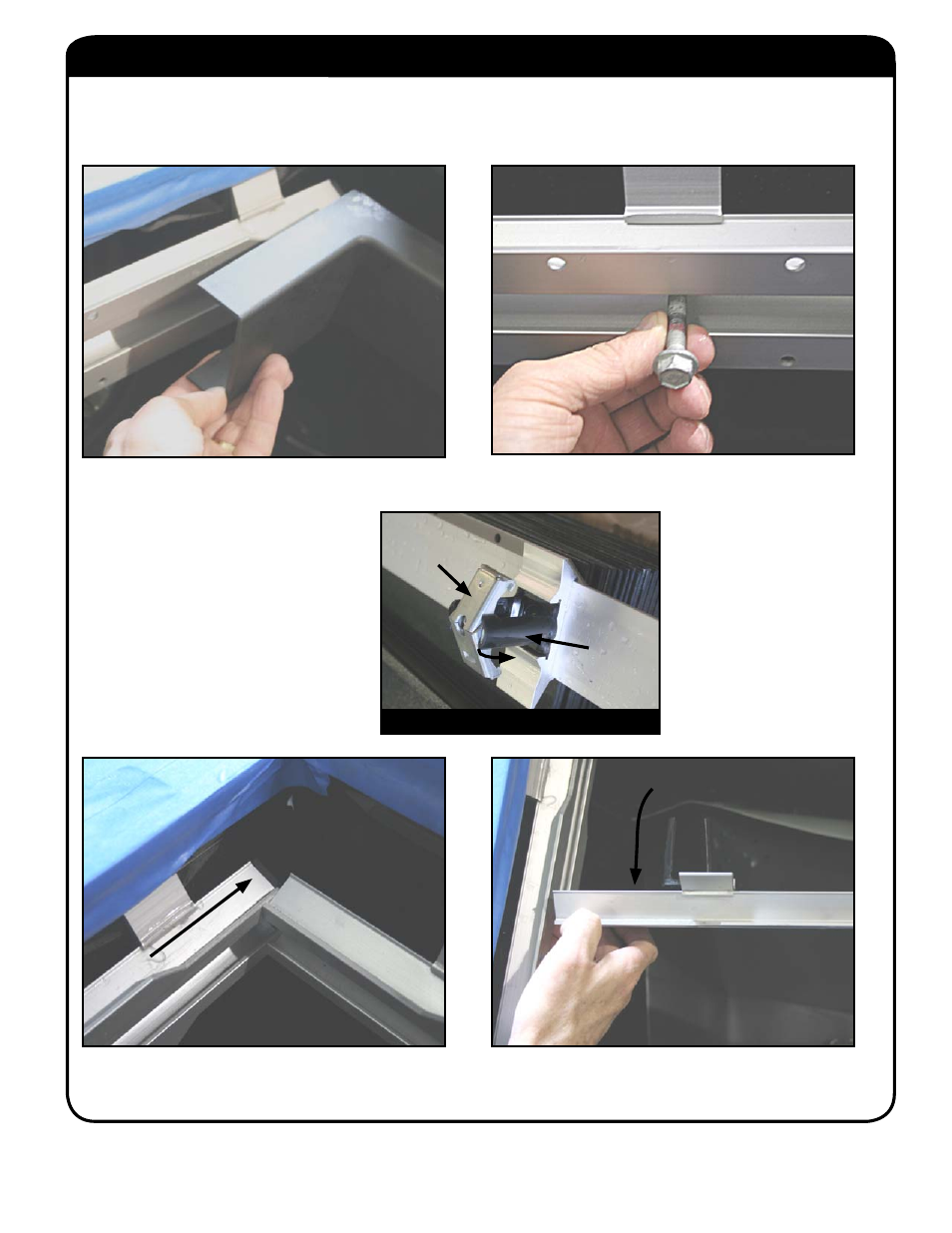Step 2: remove front cms rail | Pace-Edwards BL Chevy 07-Current (with Cargo Management System) User Manual | Page 3 / 8