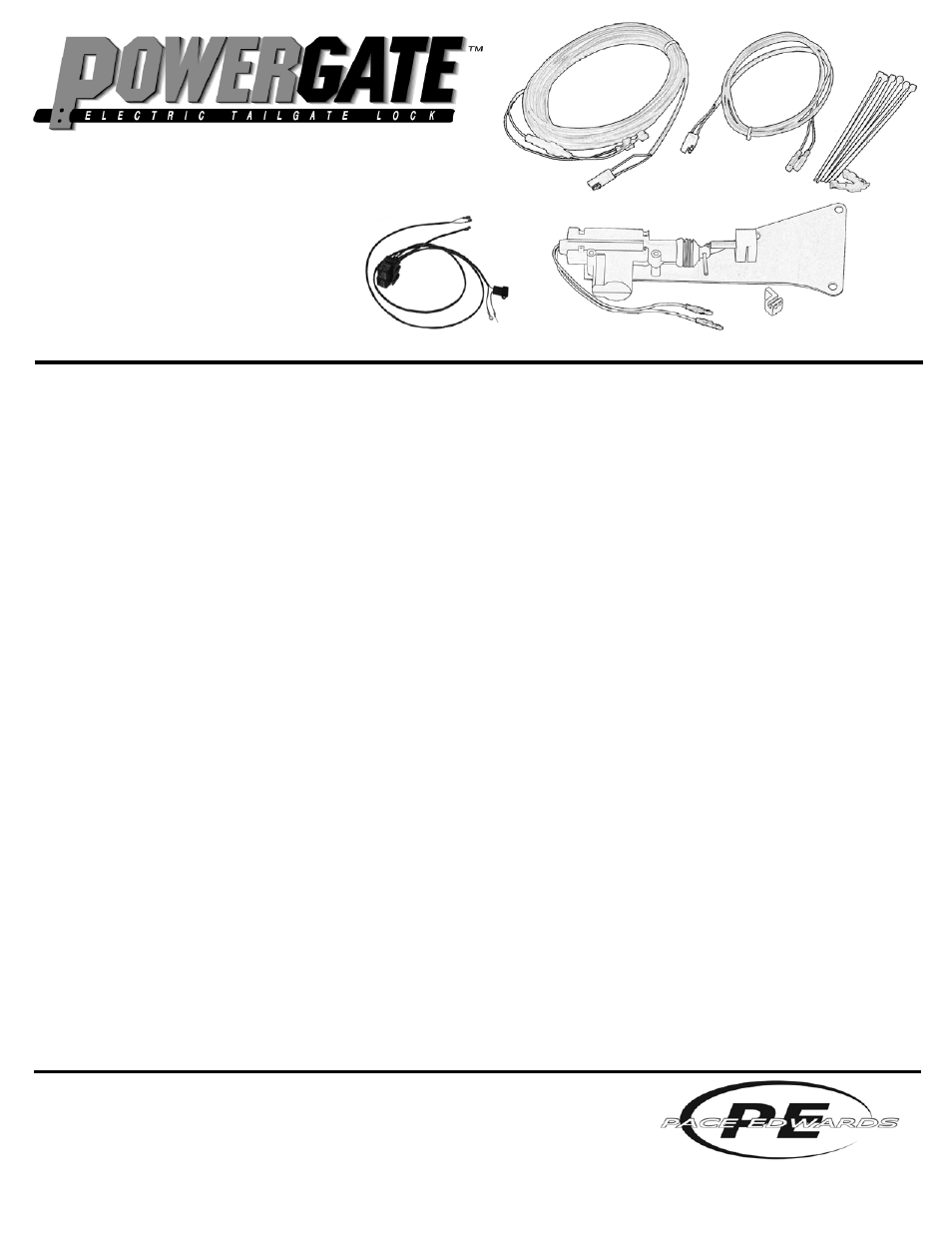 Pace-Edwards PowerGate LK200 Chevy S-Series 1994-2005 (2003-2005) User Manual | 1 page