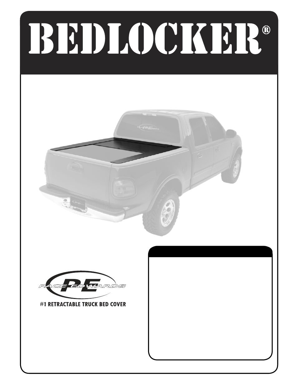 Pace-Edwards BL Ford SuperCrew (2000-2003 Only!) User Manual | 8 pages