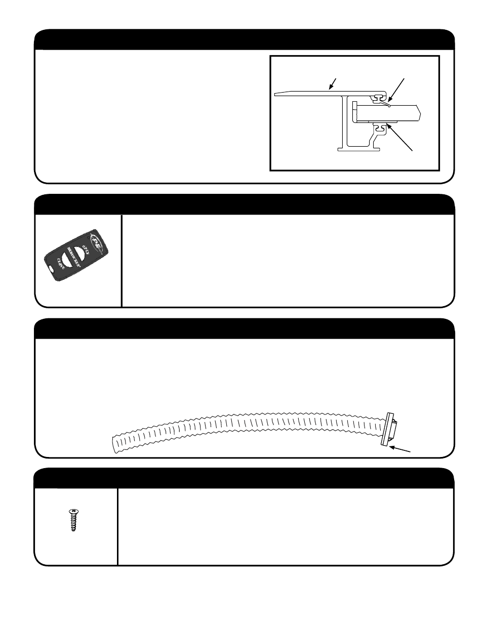 Step 9: attaching top cover, Step 7: connecting the electronics, Step 6: lubricating & placing the sweep seals | Step 8: installing drain tubes | Pace-Edwards BL Ford SuperCrew (2000-2003 Only!) User Manual | Page 5 / 8