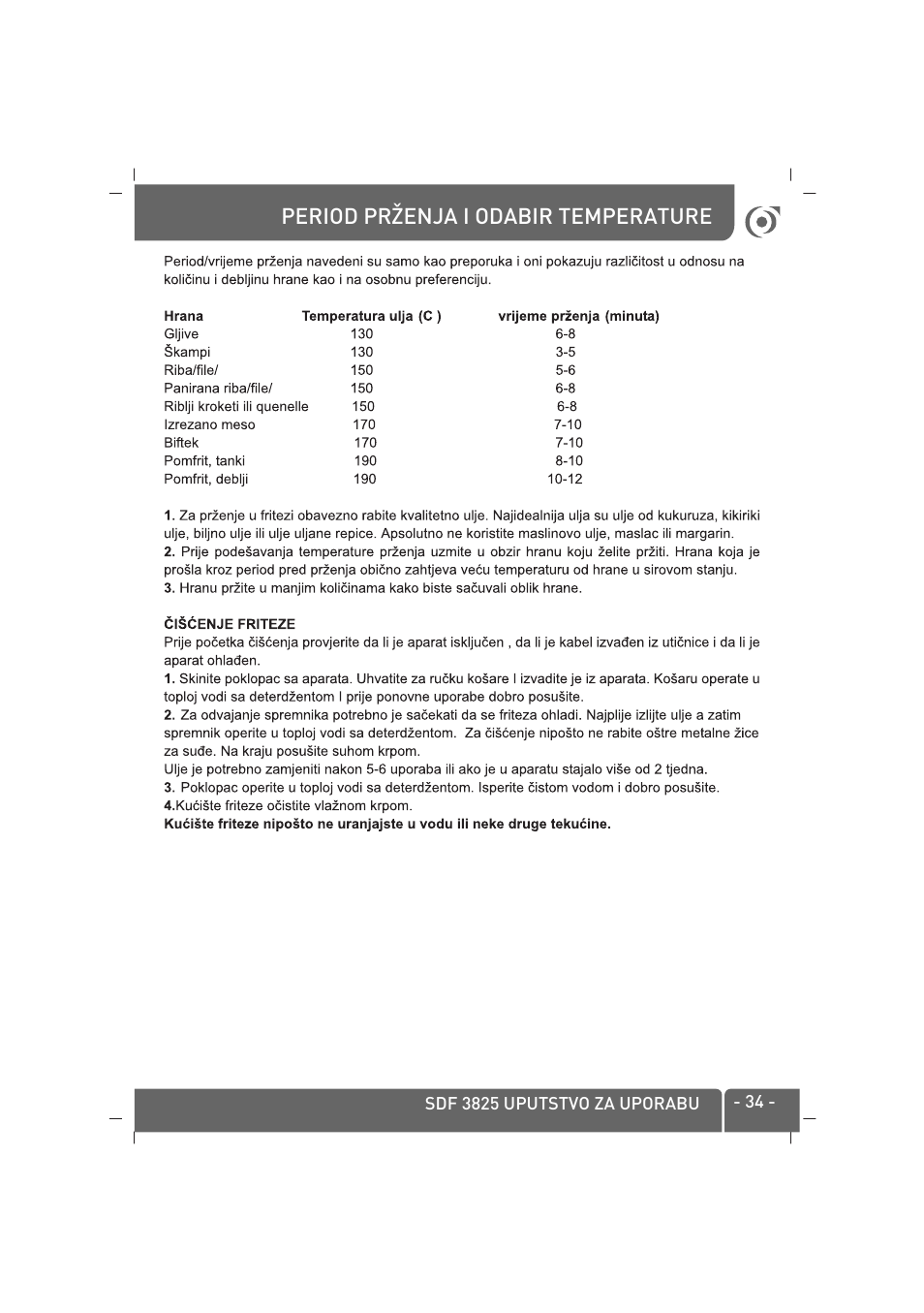 SINBO SDF 3825 User Manual | Page 35 / 48