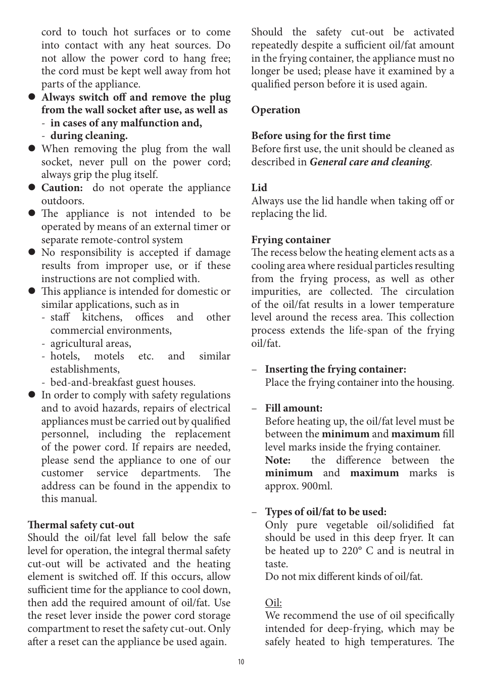 SEVERIN FR 2414 User Manual | Page 10 / 70