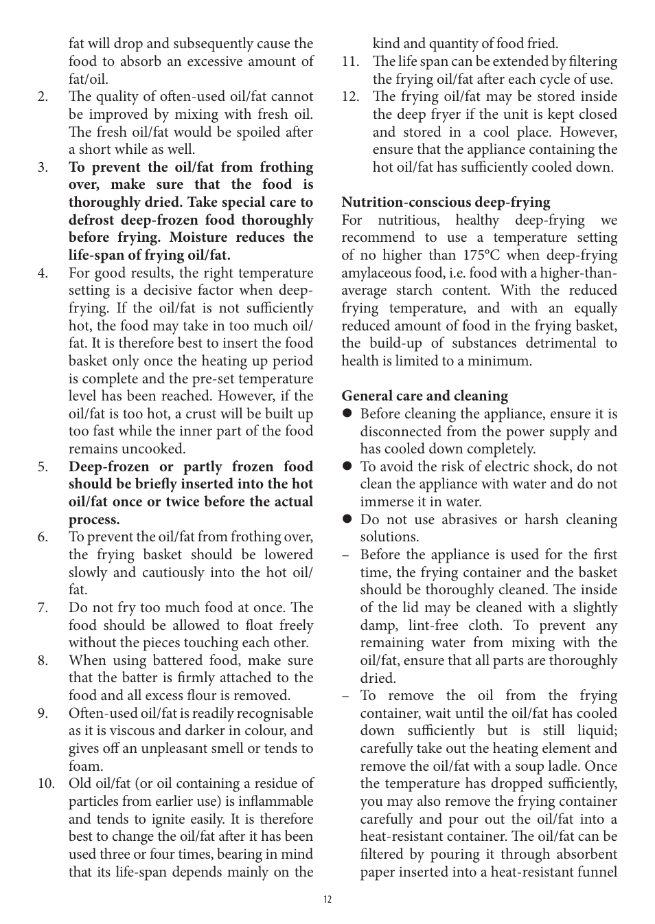 SEVERIN FR 2414 User Manual | Page 12 / 70
