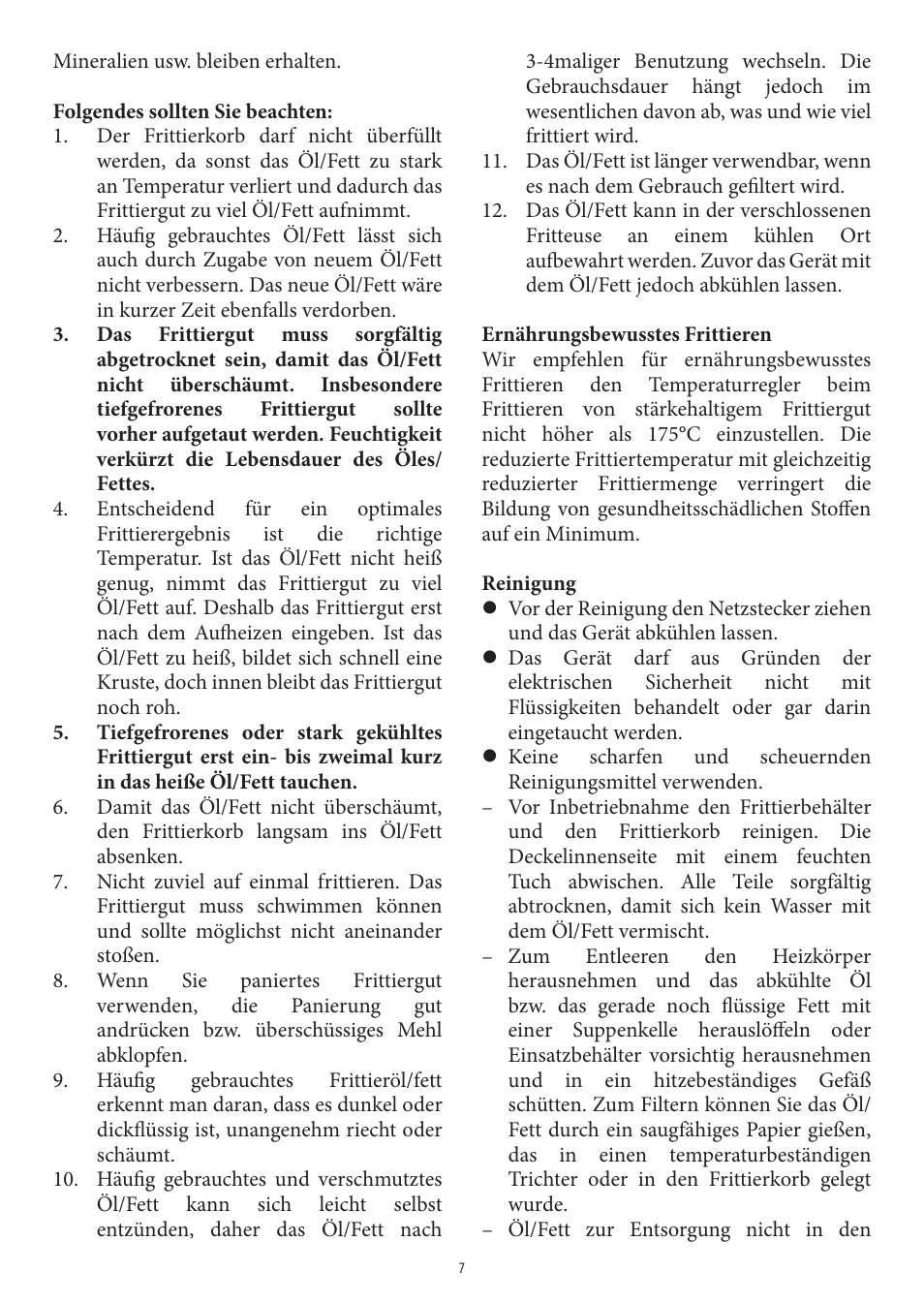 SEVERIN FR 2414 User Manual | Page 7 / 70