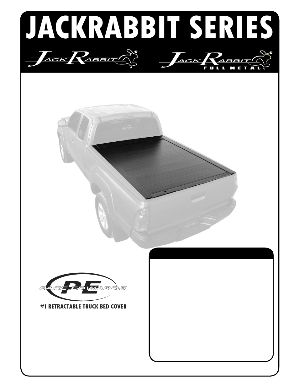 Pace-Edwards JR Series Ford Ranger User Manual | 8 pages