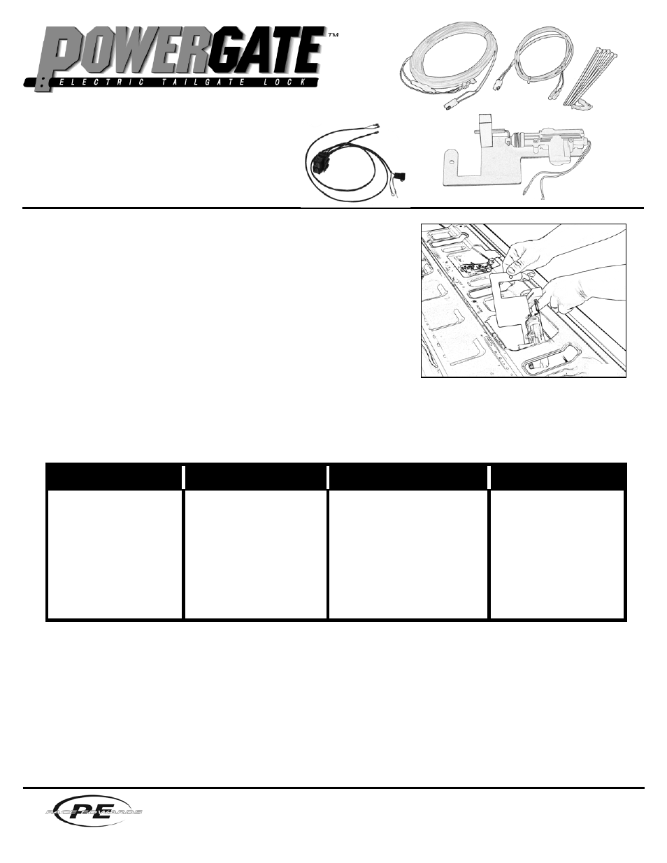 Pace-Edwards PowerGate LK370 Ford Super Duty (1999-2005) User Manual | 1 page