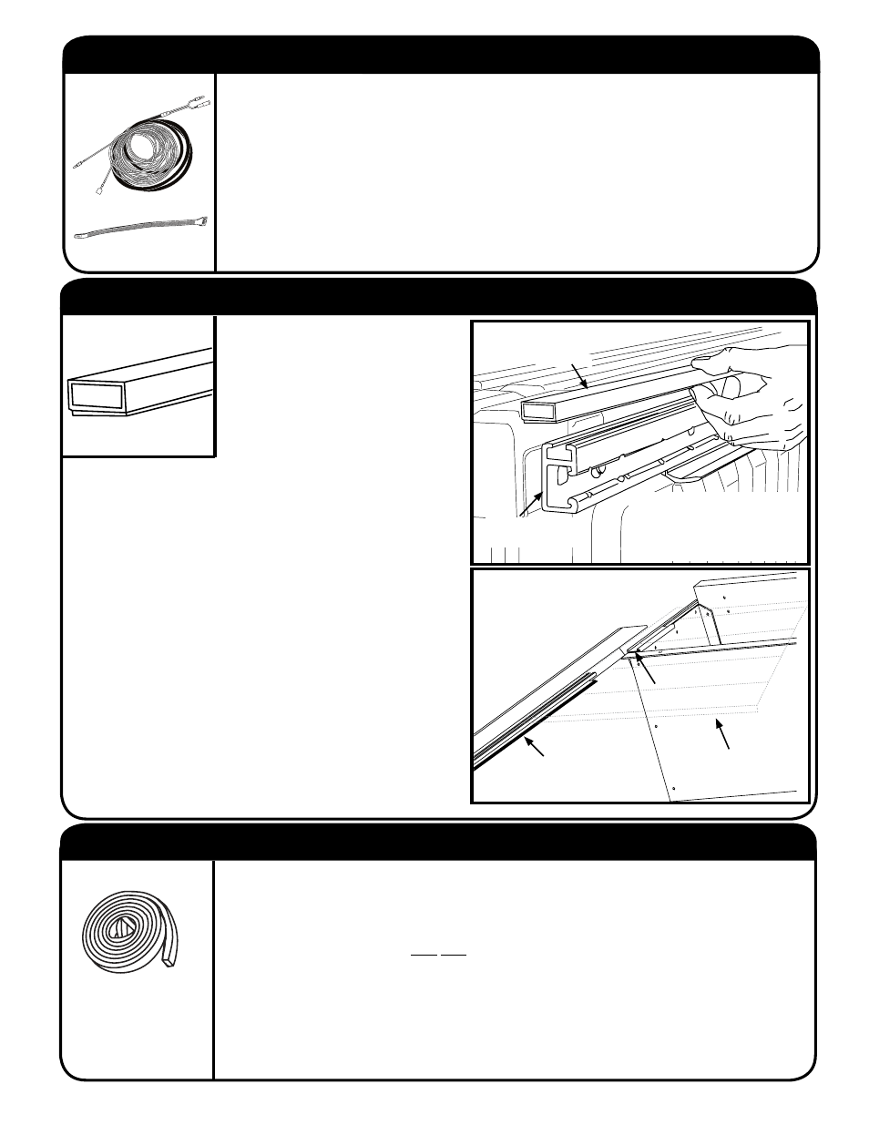 Step 2: install wiring harness, Step 3: installing rails | Pace-Edwards BL Dodge with RamBox User Manual | Page 3 / 8