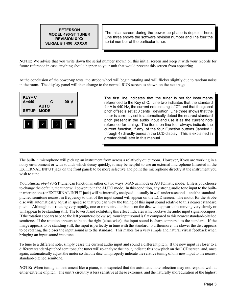 Peterson AutoStrobe 490ST User Manual | Page 5 / 44