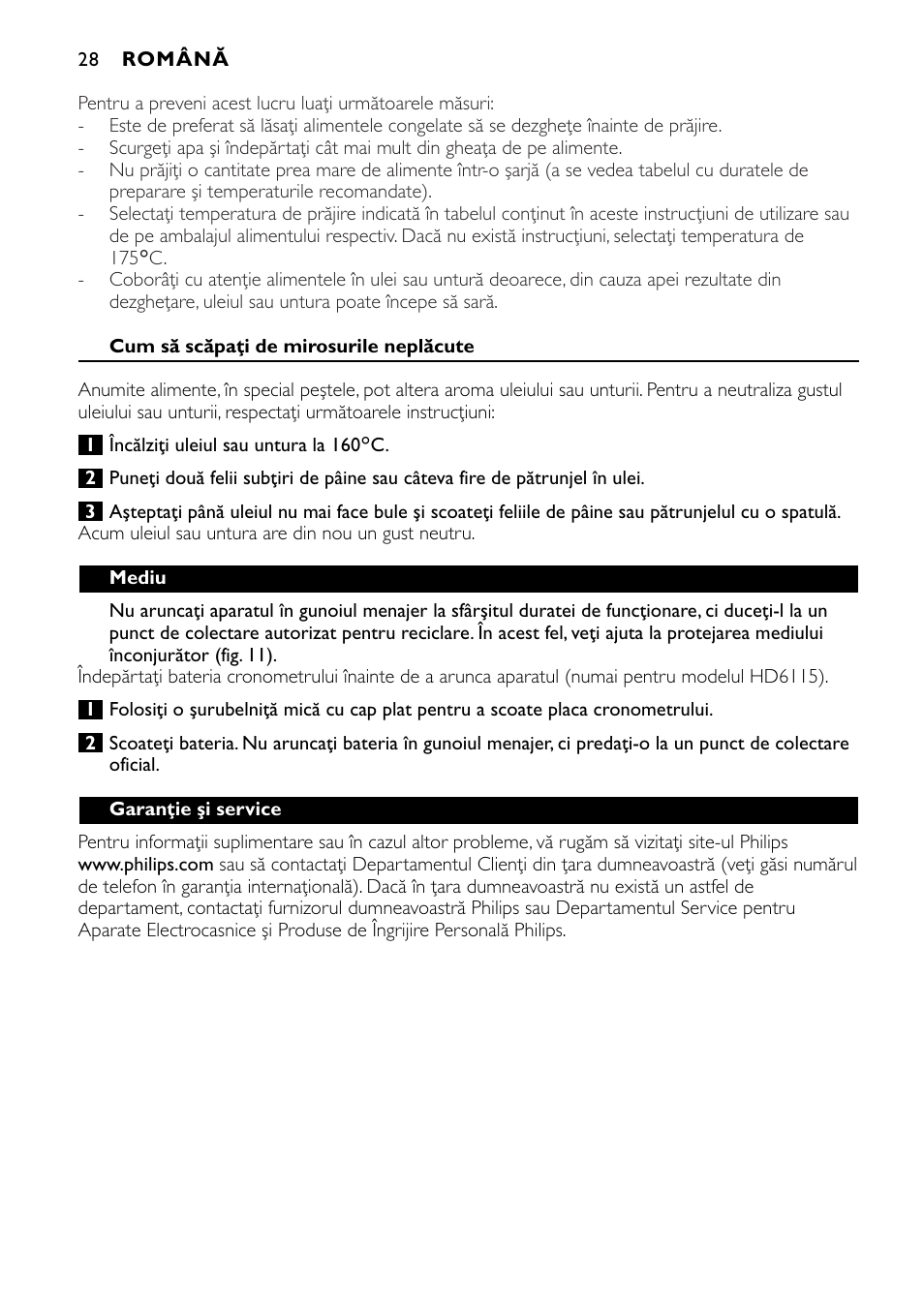 Philips HD6111 User Manual | Page 28 / 136