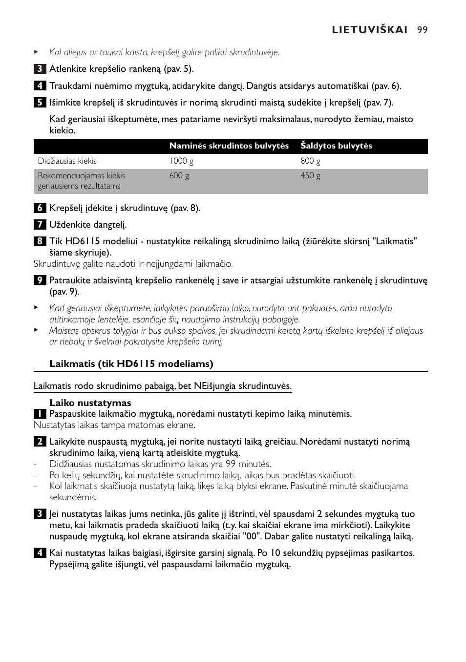 Philips HD6111 User Manual | Page 99 / 136