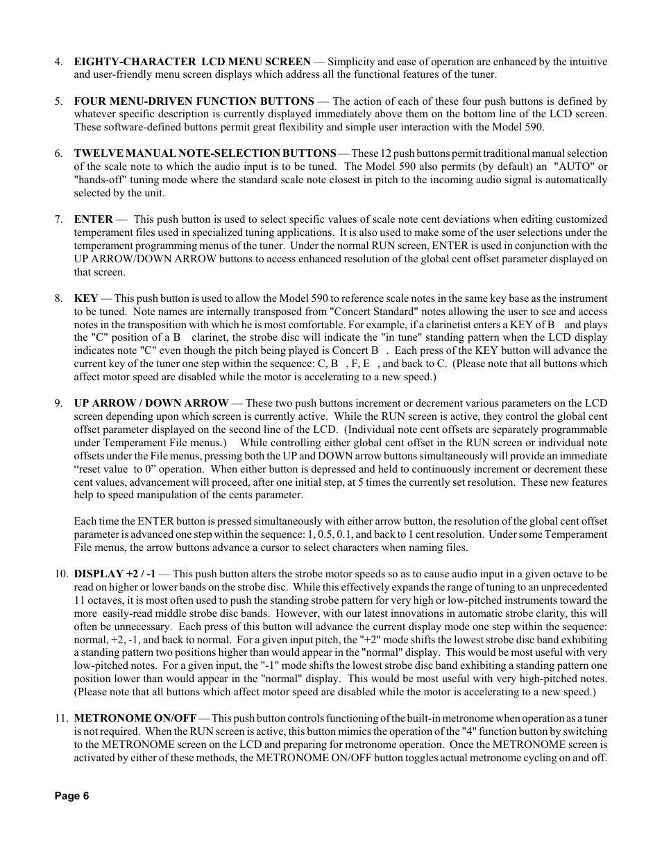 Peterson AutoStrobe 590 User Manual | Page 8 / 30