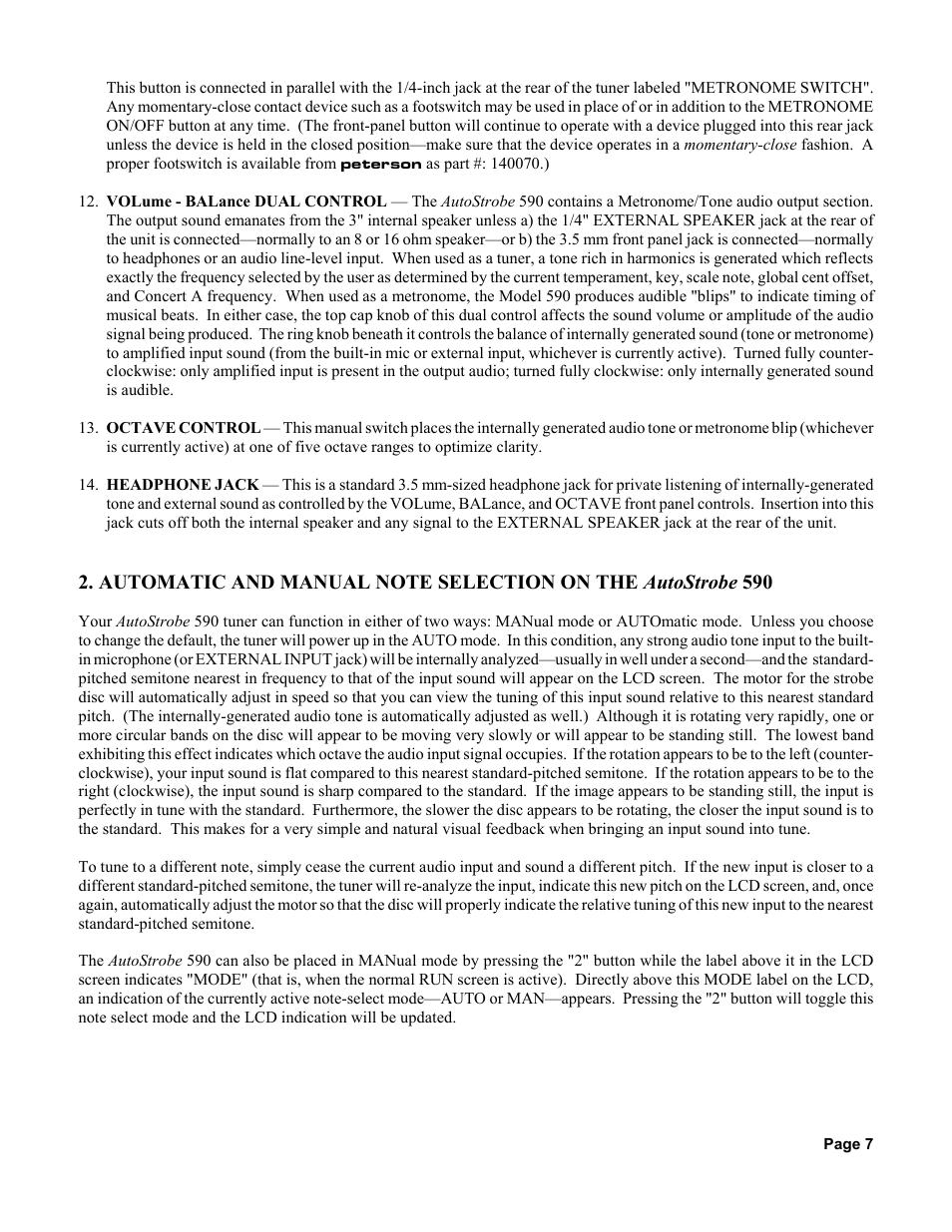 Peterson AutoStrobe 590 User Manual | Page 9 / 30