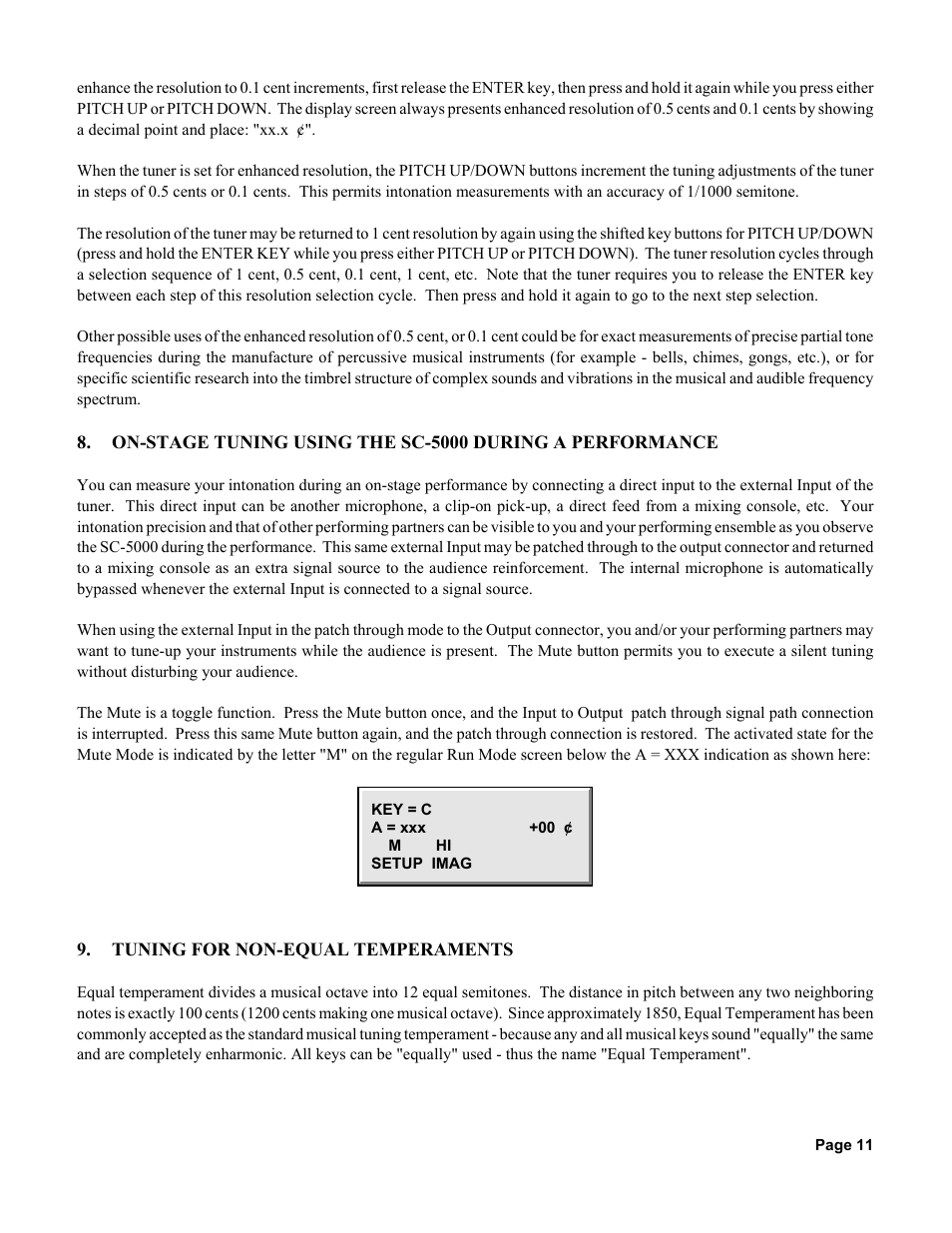 Peterson Strobe Center 5000-II User Manual | Page 13 / 50